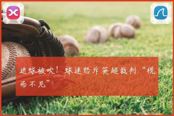 进球被吹！球迷怒斥英超裁判“视而不见”